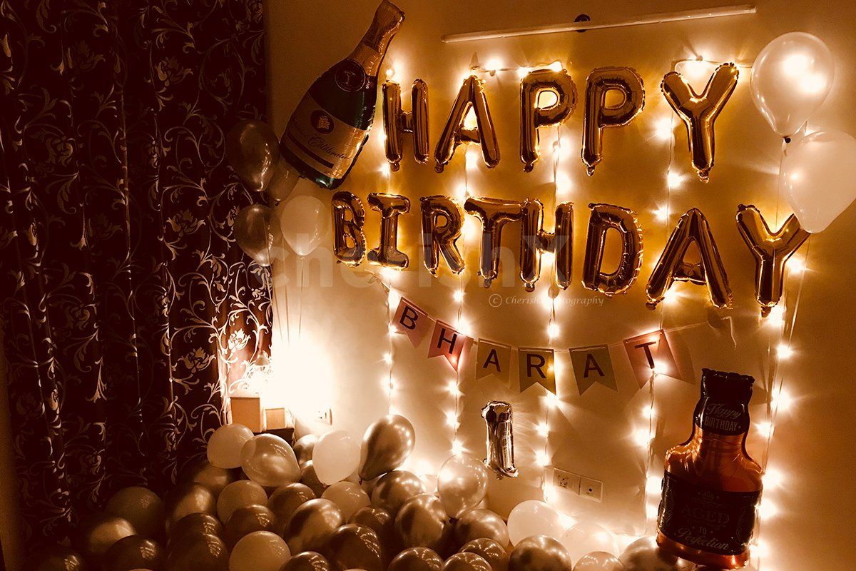 Birthday Balloon Decoration at Home