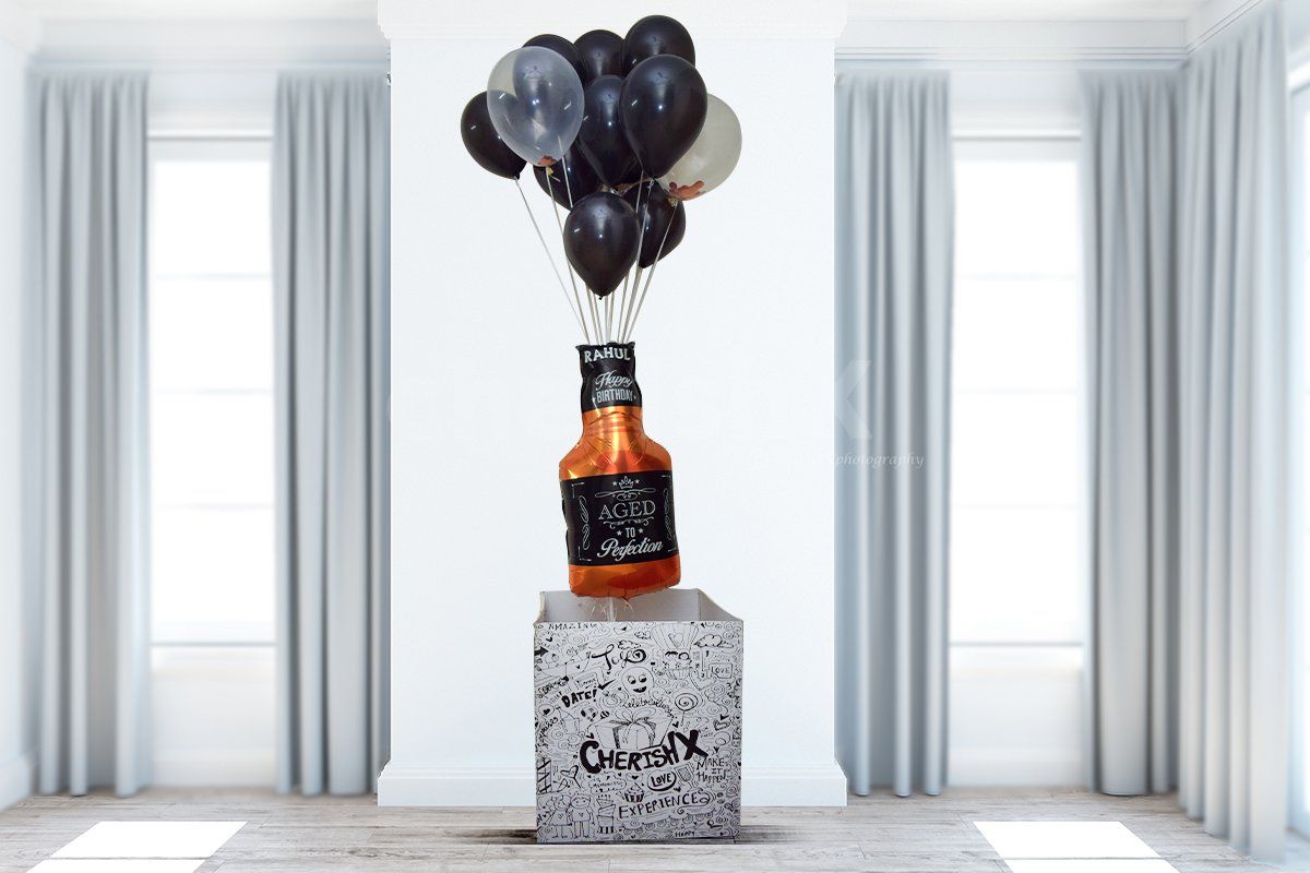 Birthday Balloon Bouquet for him.