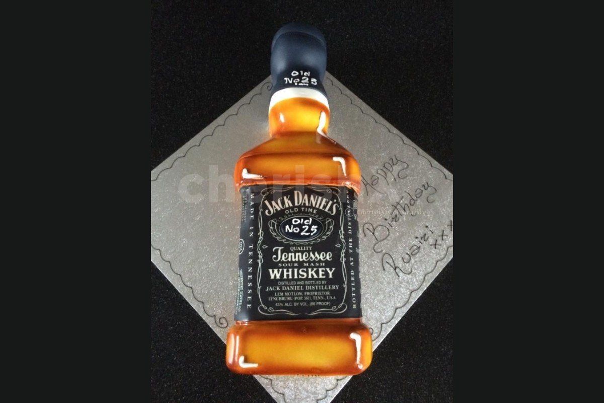 Jack Daniel designer cake delivery at home by cherishx