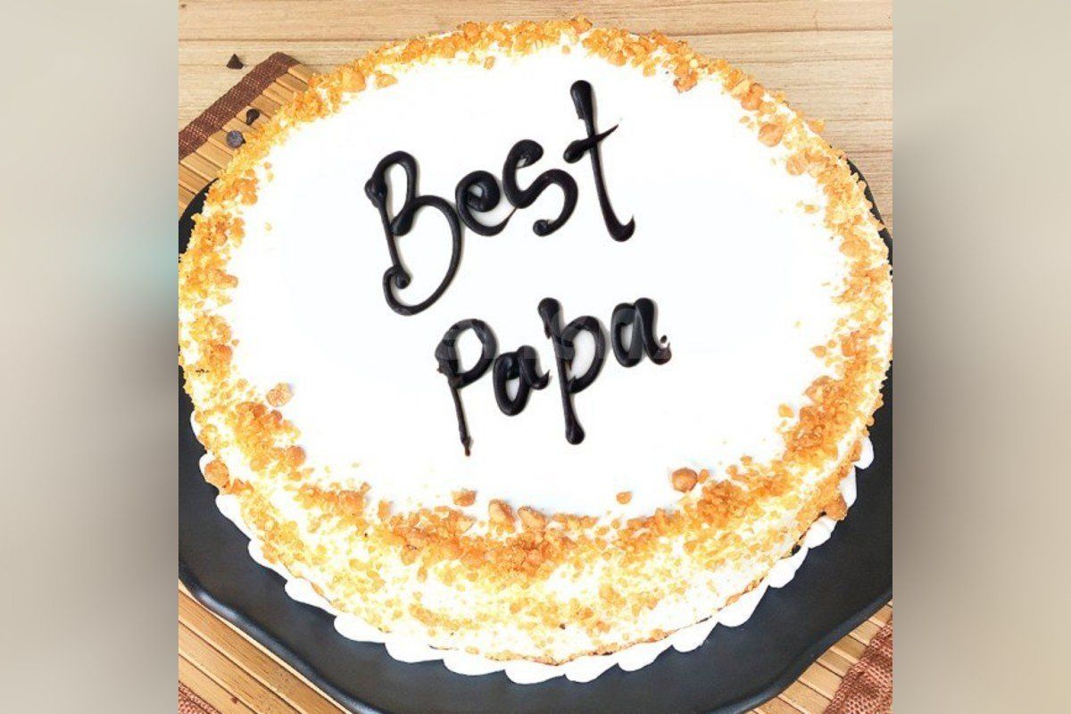 Fathers Day butterscotch cake home delivery by cherishx