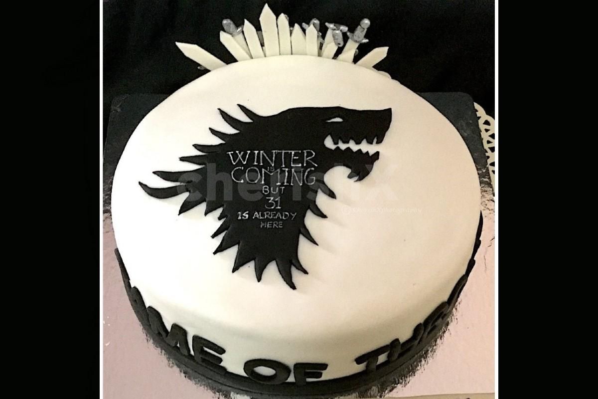 Game of thrones designer cake online delivery