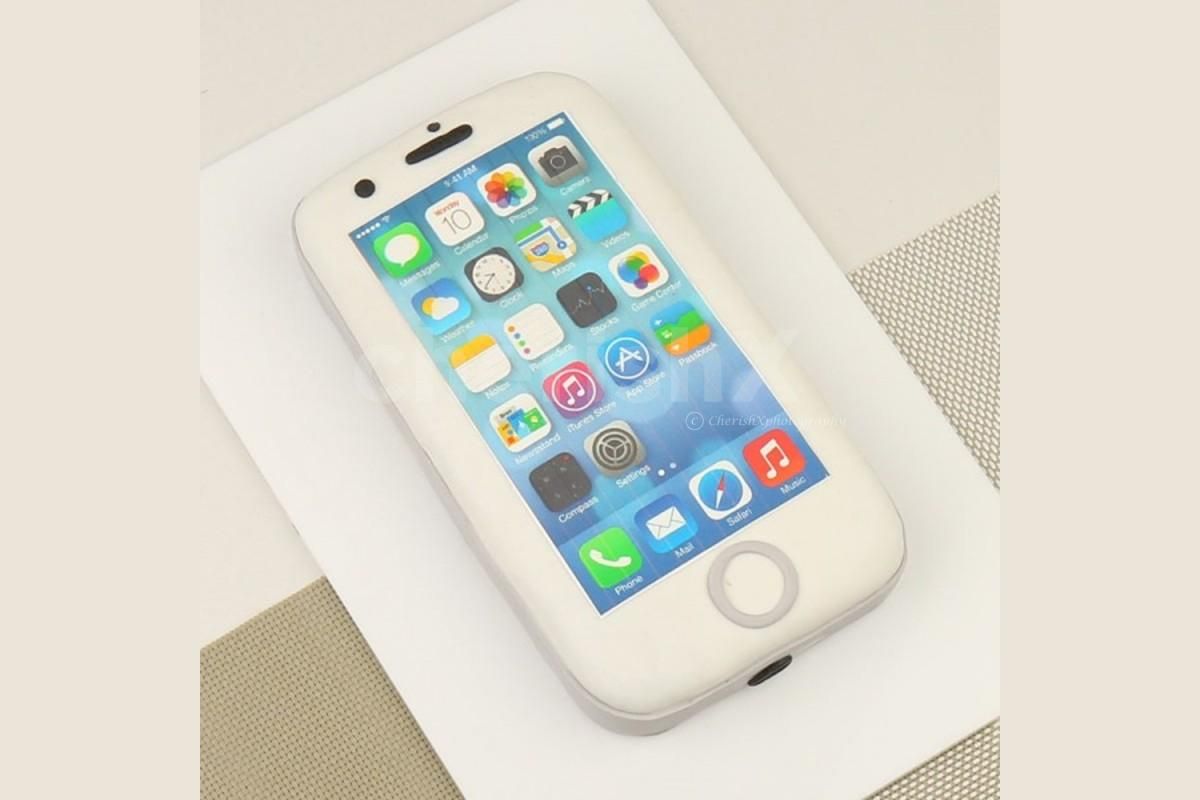 i Phone shape designer cake
