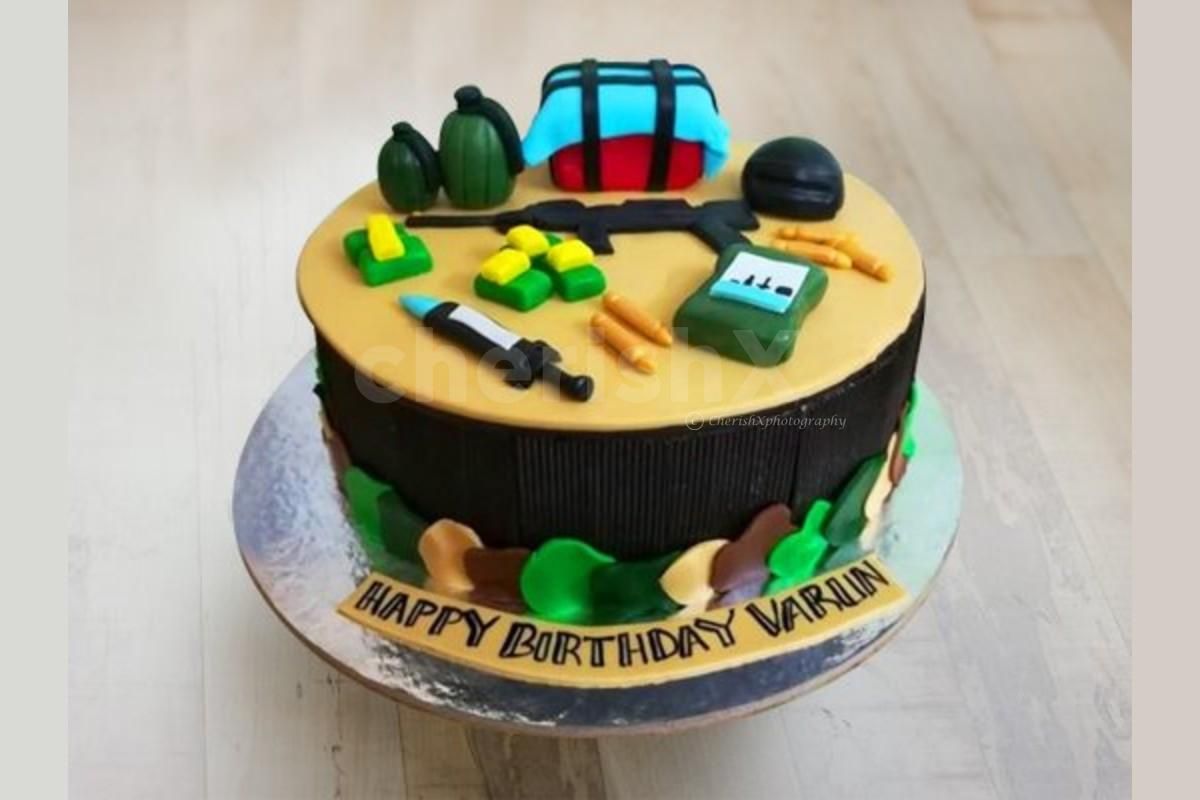 PubG theme designer cake online delivery