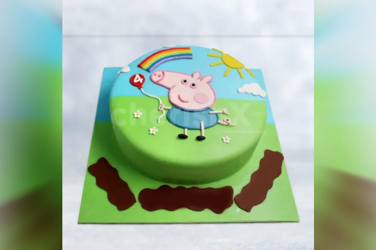 Peppa Pig Themed Cake
