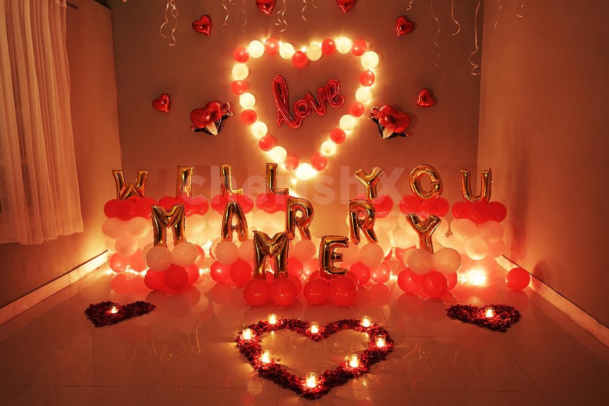 Express your love with Valentine's Day Proposal Decor by CherishX!