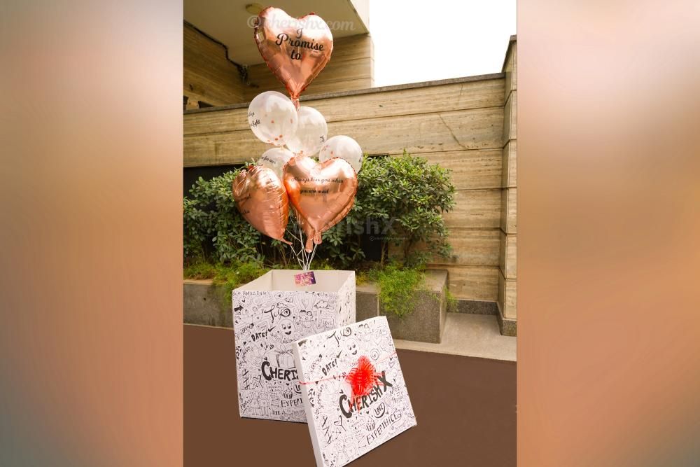 CherishX's Rose Gold 7 Promises Surprise Box to make those 7 promises to your significant other.