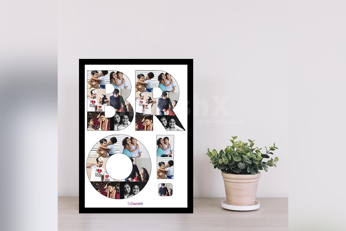 Surprise your brother with a special CherishX Bro Photo Frame!