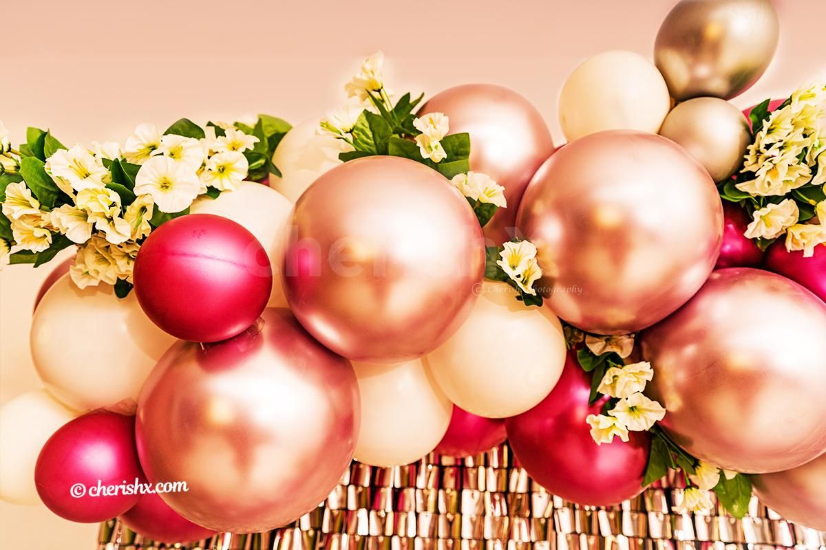 Surprise the mom-to-be with CherishX's Baby Shower Sequins Panel Decor.