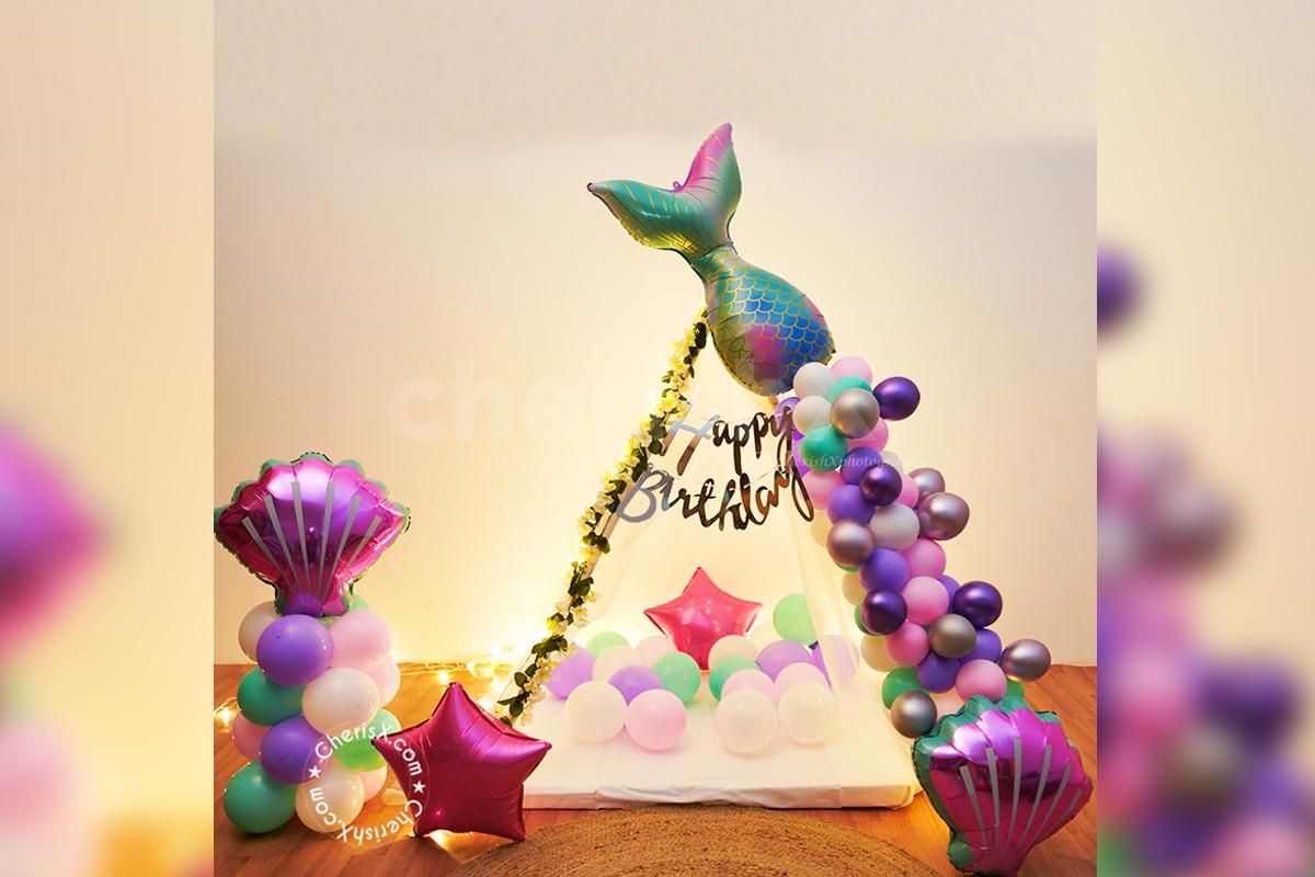 A Gorgeous Mermaid Canopy Theme Decor by CherishX!