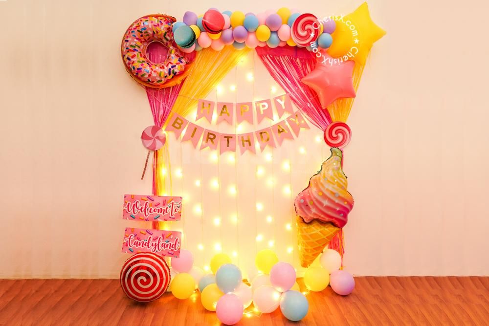 A Gorgeous Candy Birthday Decoration Surprise!