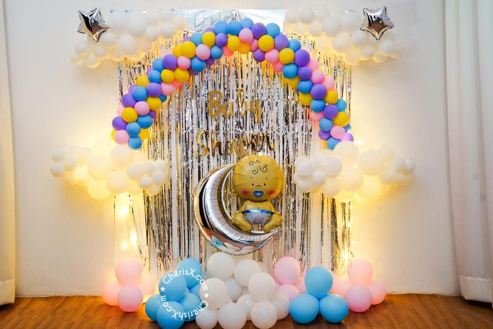 A Cloudy Theme Baby Shower Decoration by CherishX!