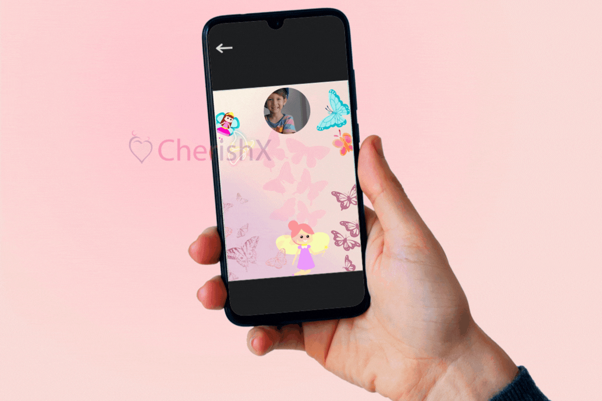 Customisable Butterfly Theme E-Invite to send online for friends and family