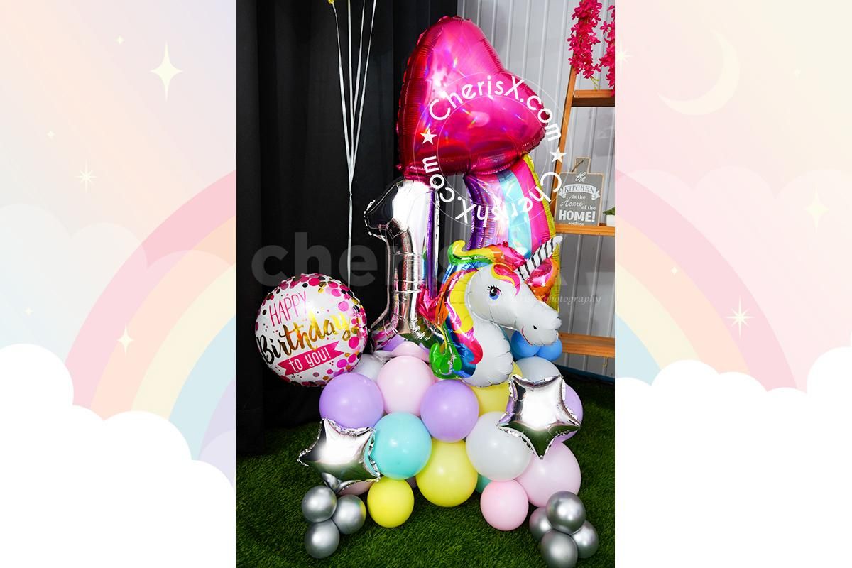 The colourful balloons and special designs are perfect for pictures too
