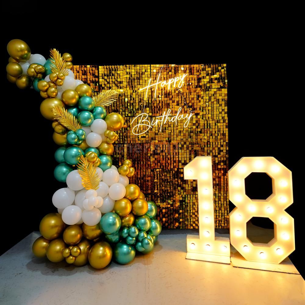 The vibrant colours and decorations will set the party mood.