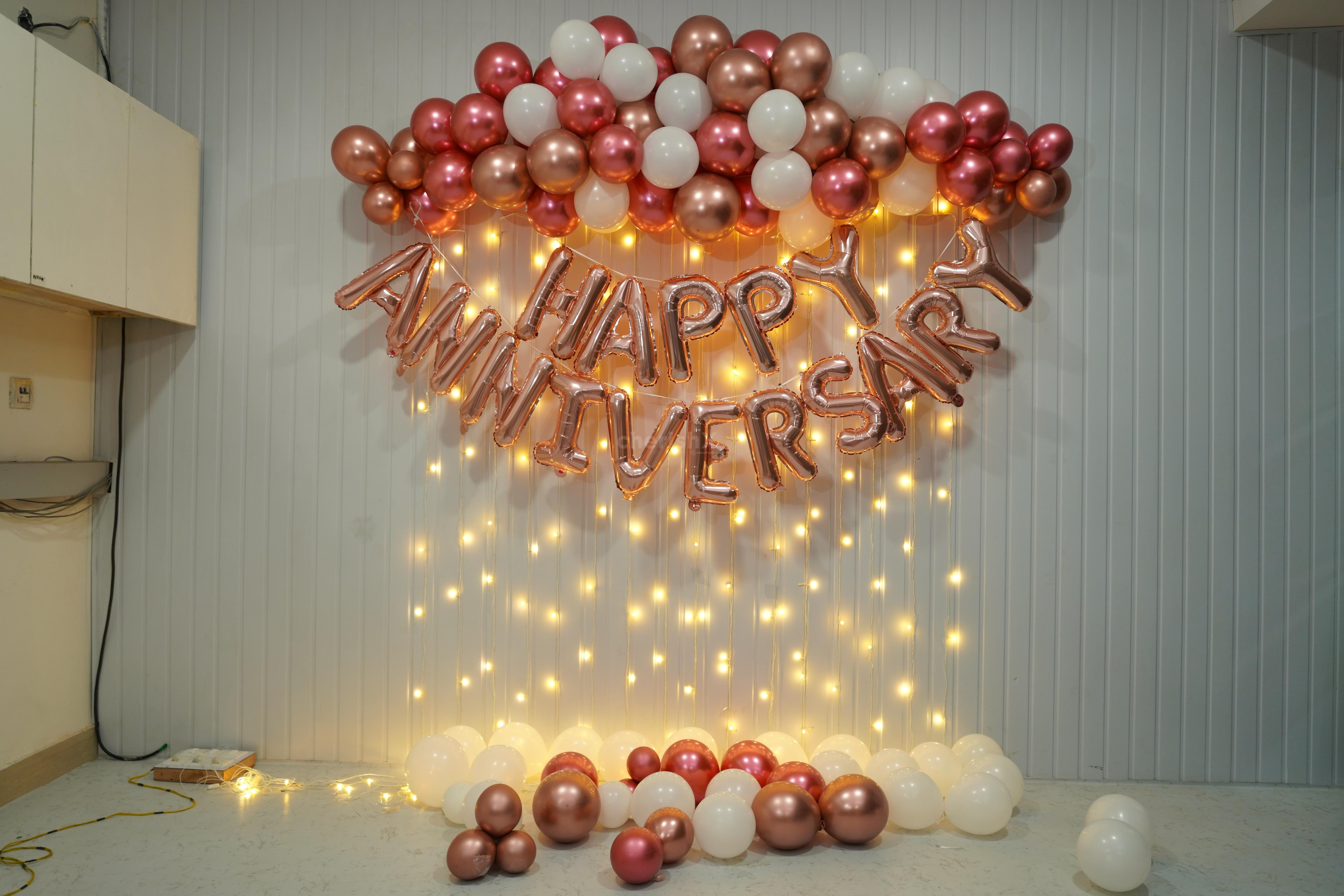 Celebrating a Milestone Surrounded by Rose Gold Splendor.