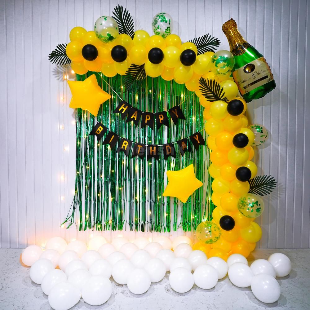 Sunshine Blooms Birthday Backdrop brings vibrant joy to your celebration.