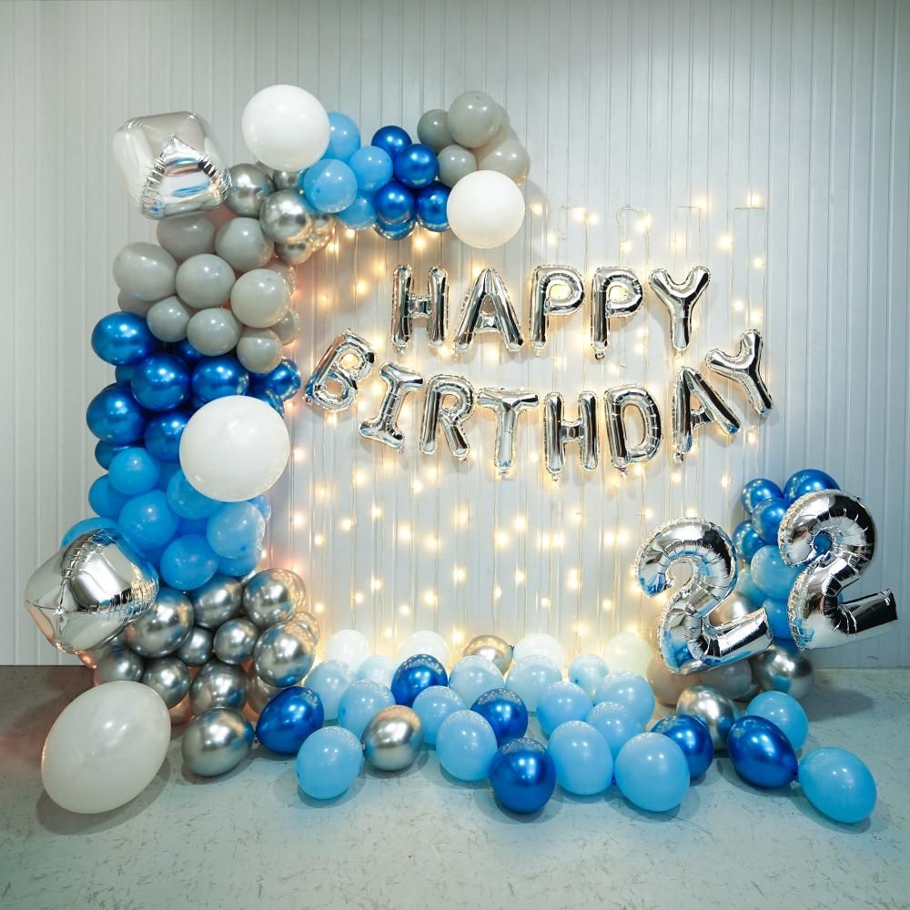 Blue Bliss Birthday Bash Decoration