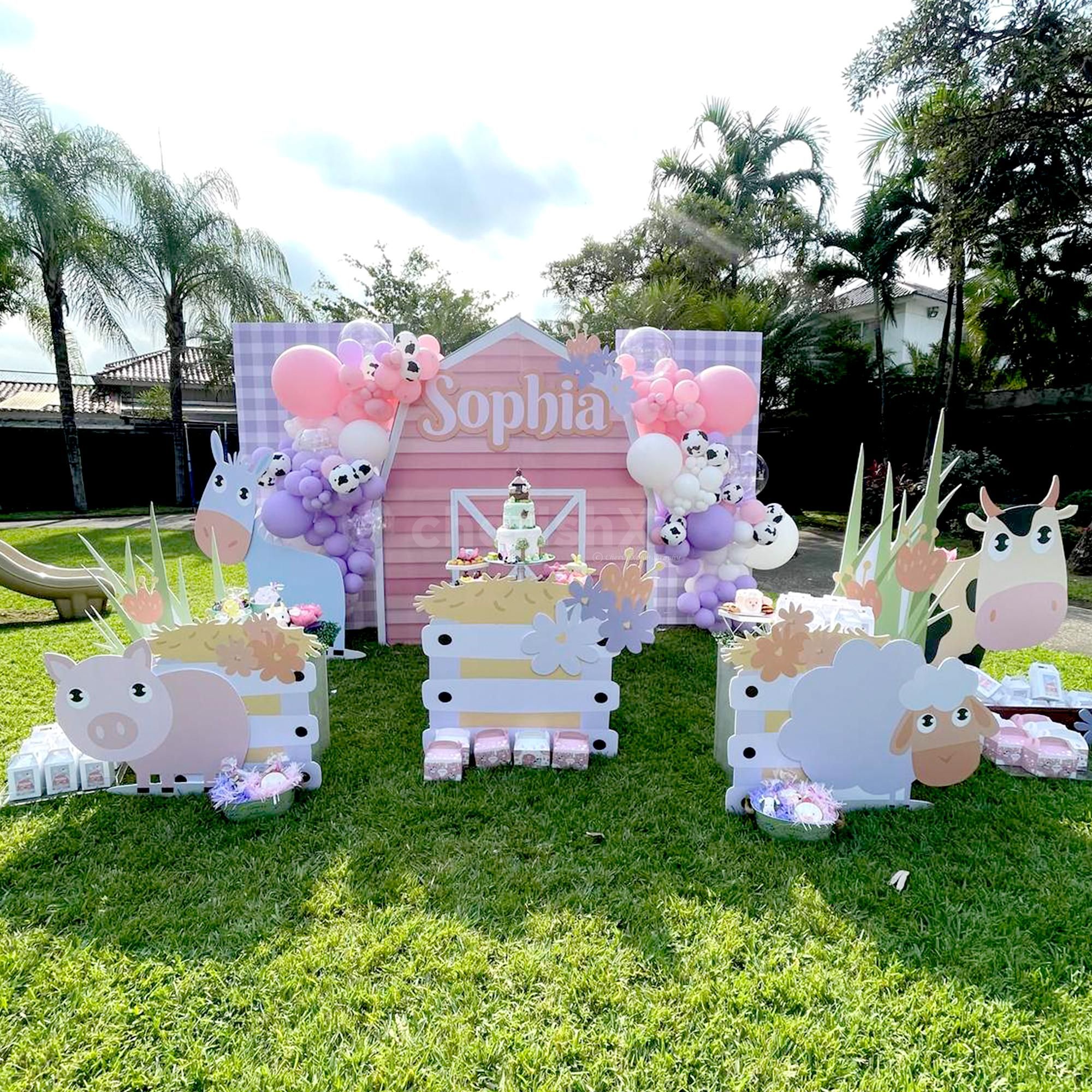 Pastel birthday deoration ideas foor girls