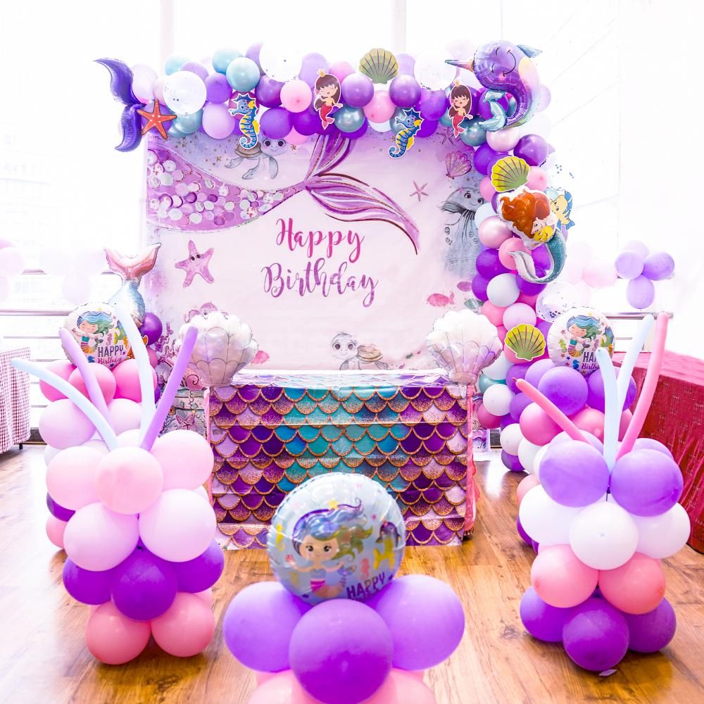 Mermaid Kids Birthday Decor
