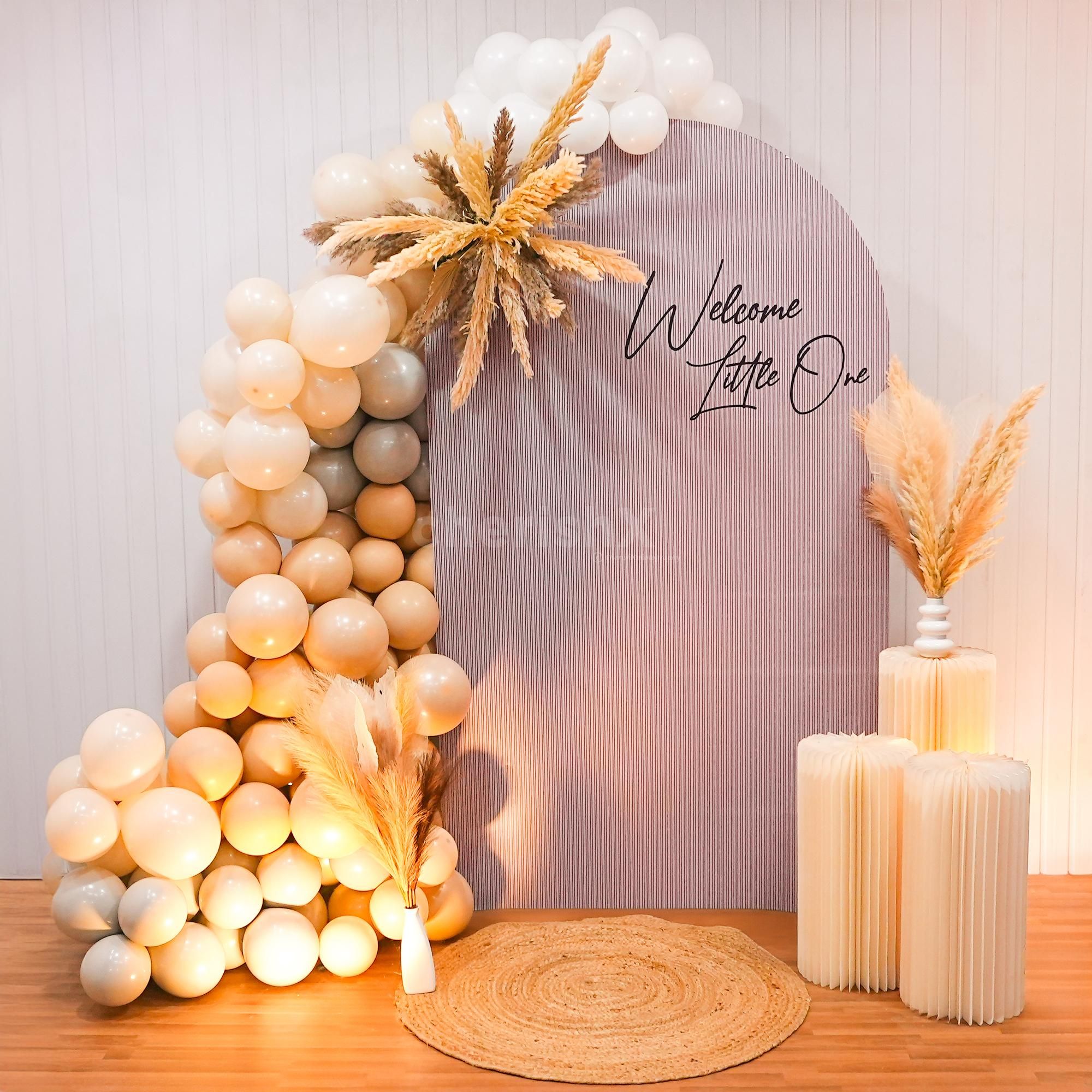 Celebrate new beginnings with our whimsical boho chic baby shower decor