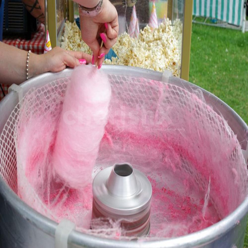 Cotton Candy Counter At Kids Birthday Party
