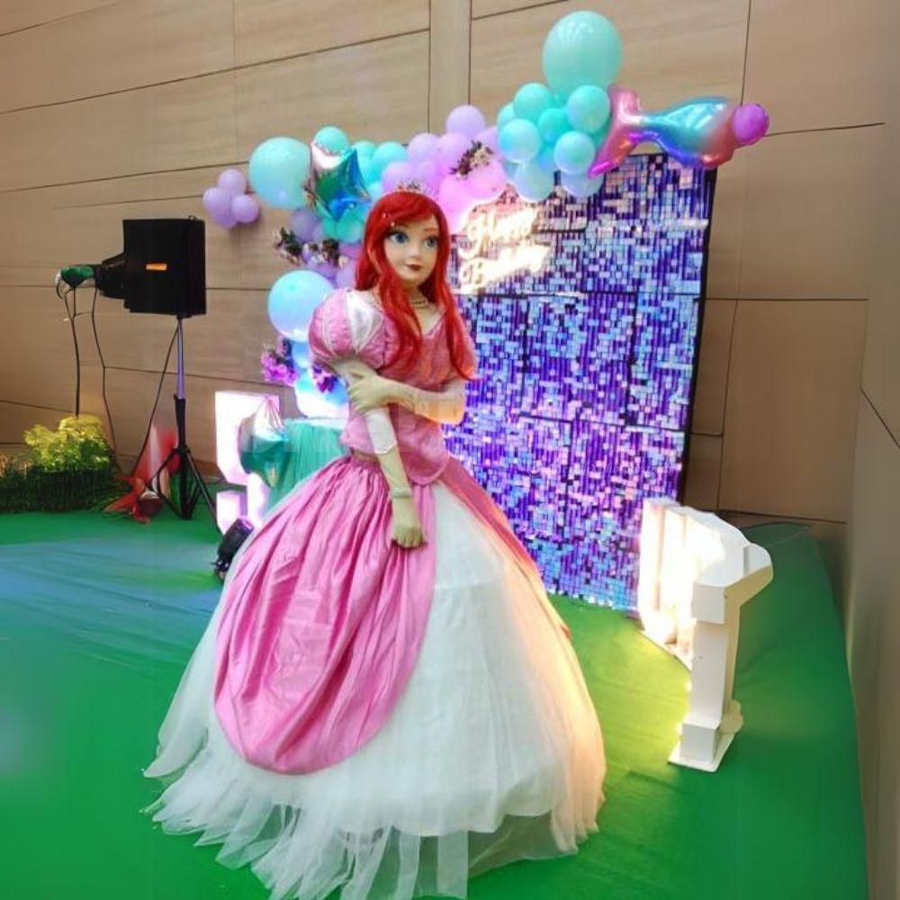 Kids having a magical time with their favorite live Barbie