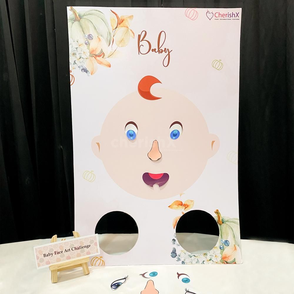 Baby face challenge game ideas for baby shower online