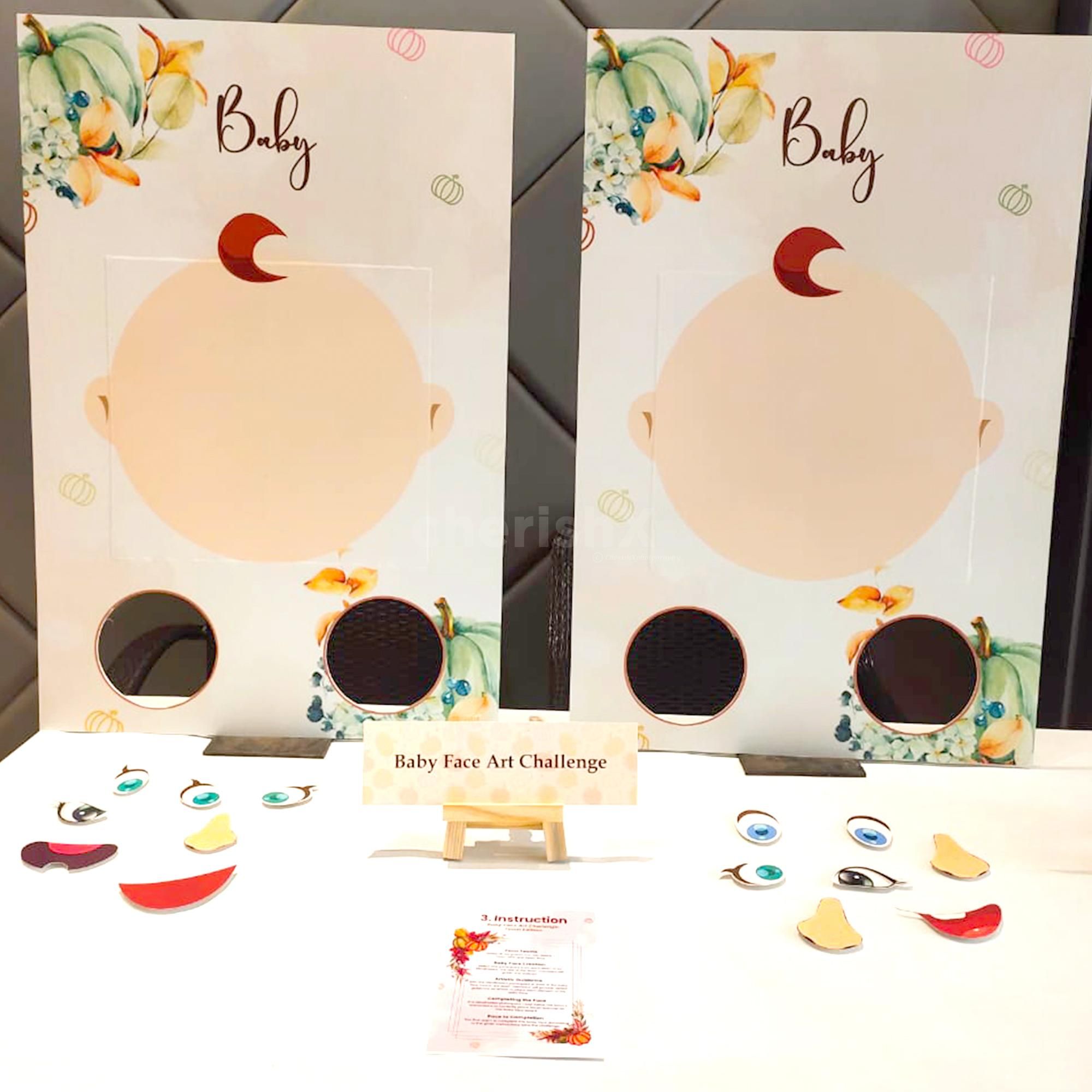 Baby shower game ideas for baby face challenge funny