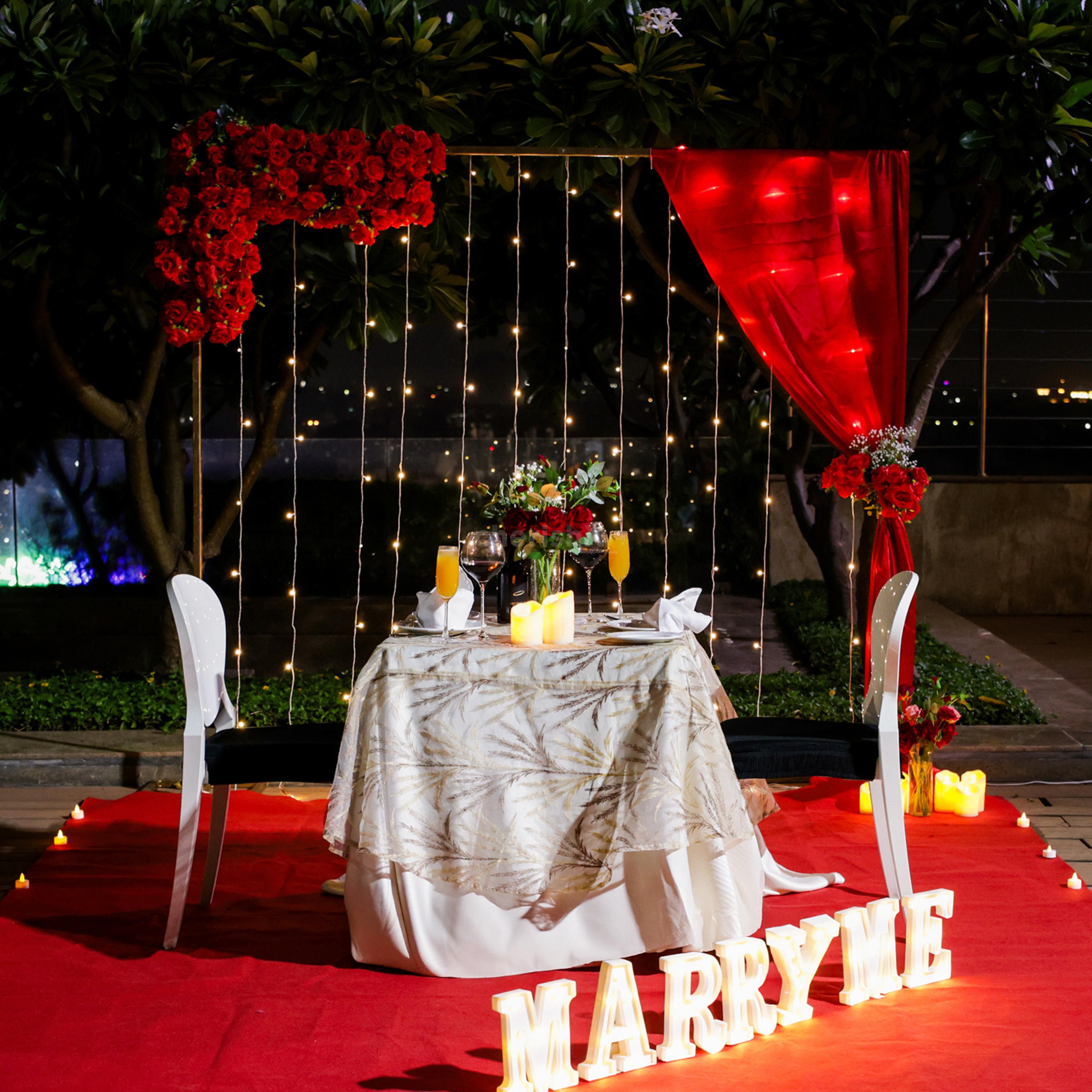proposal setup for couples in delhi ncr