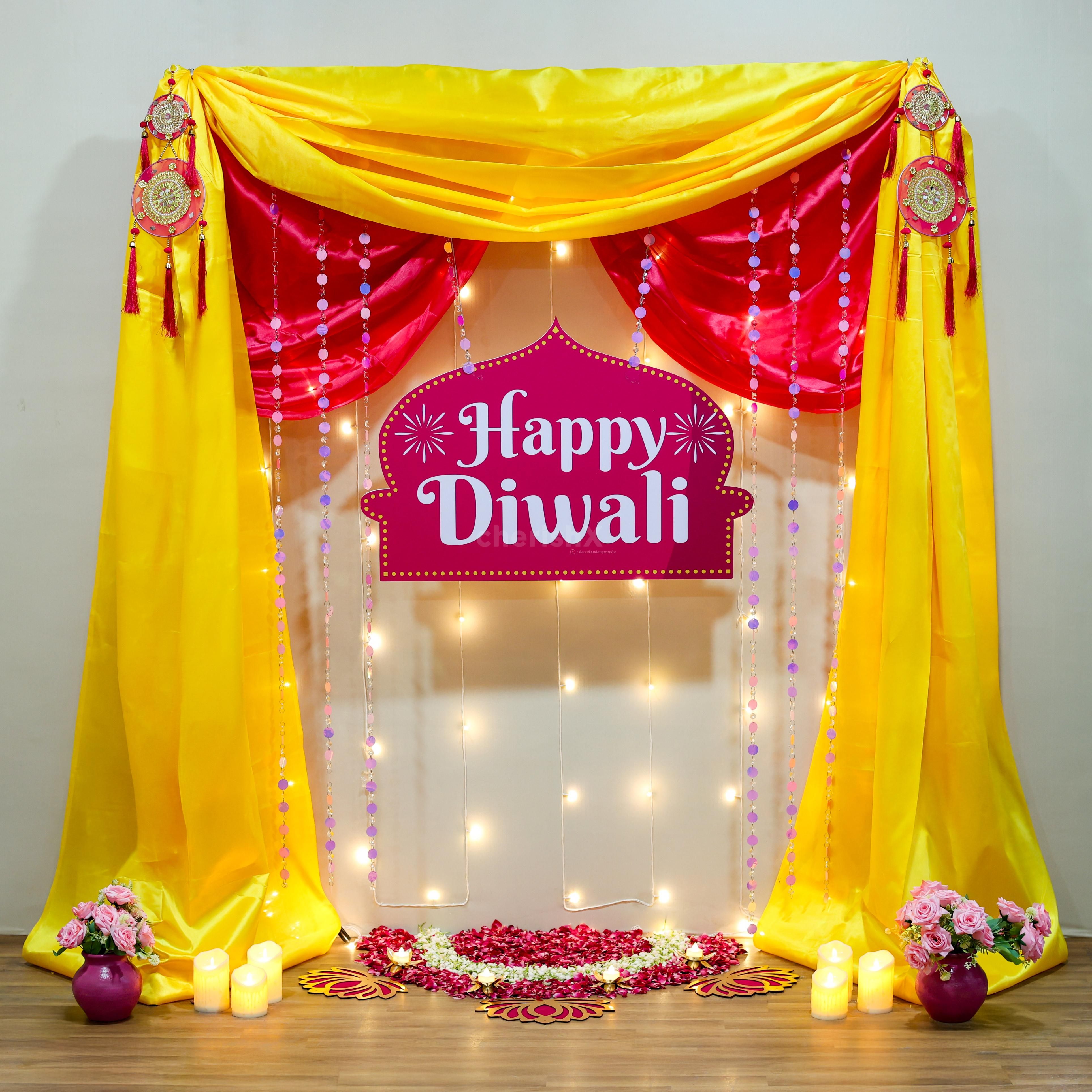 Two pink pots with flower bunches enhance the beauty and freshness of the office.