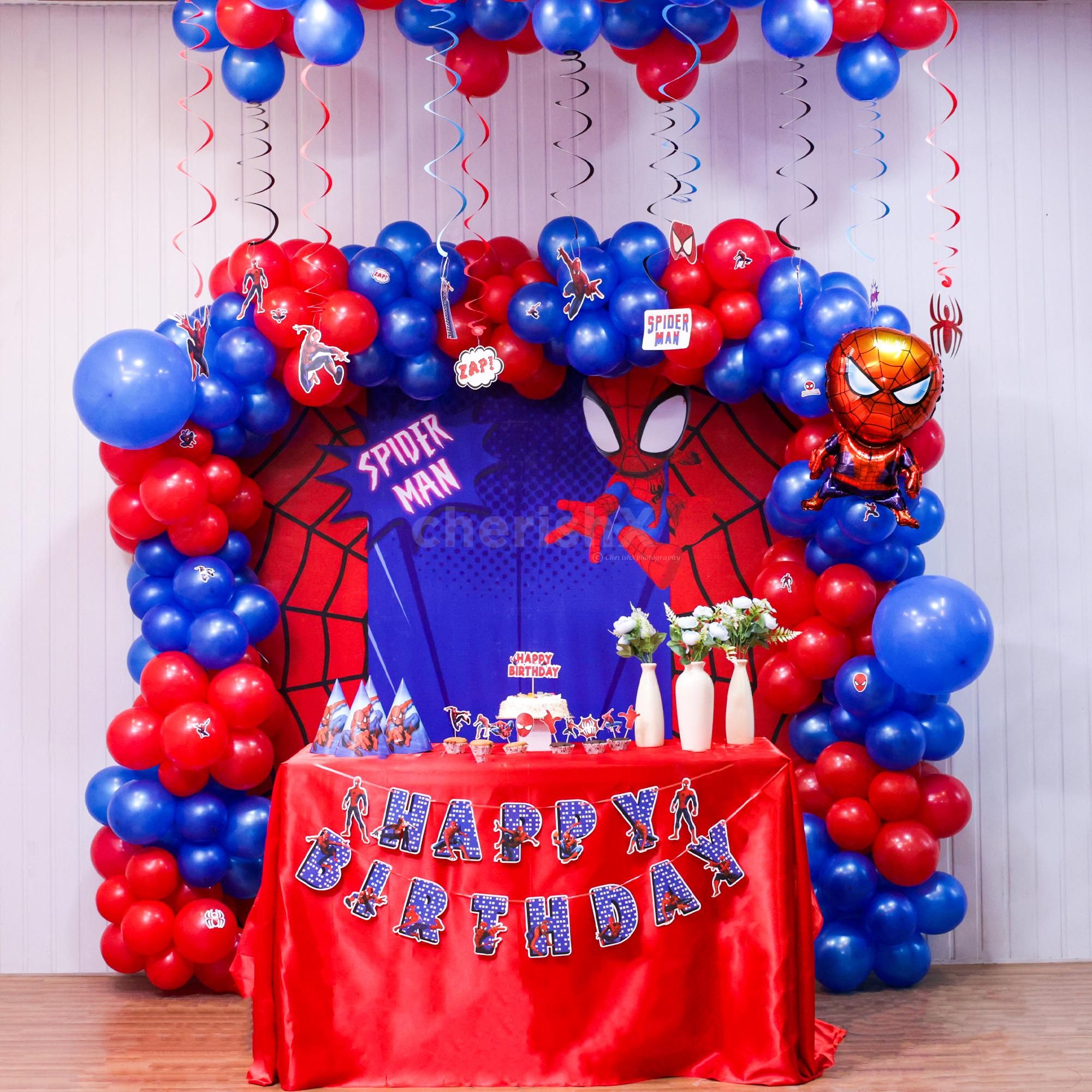 Cake swirls and chaos this kid's Spiderman birthday is straight-up hero core