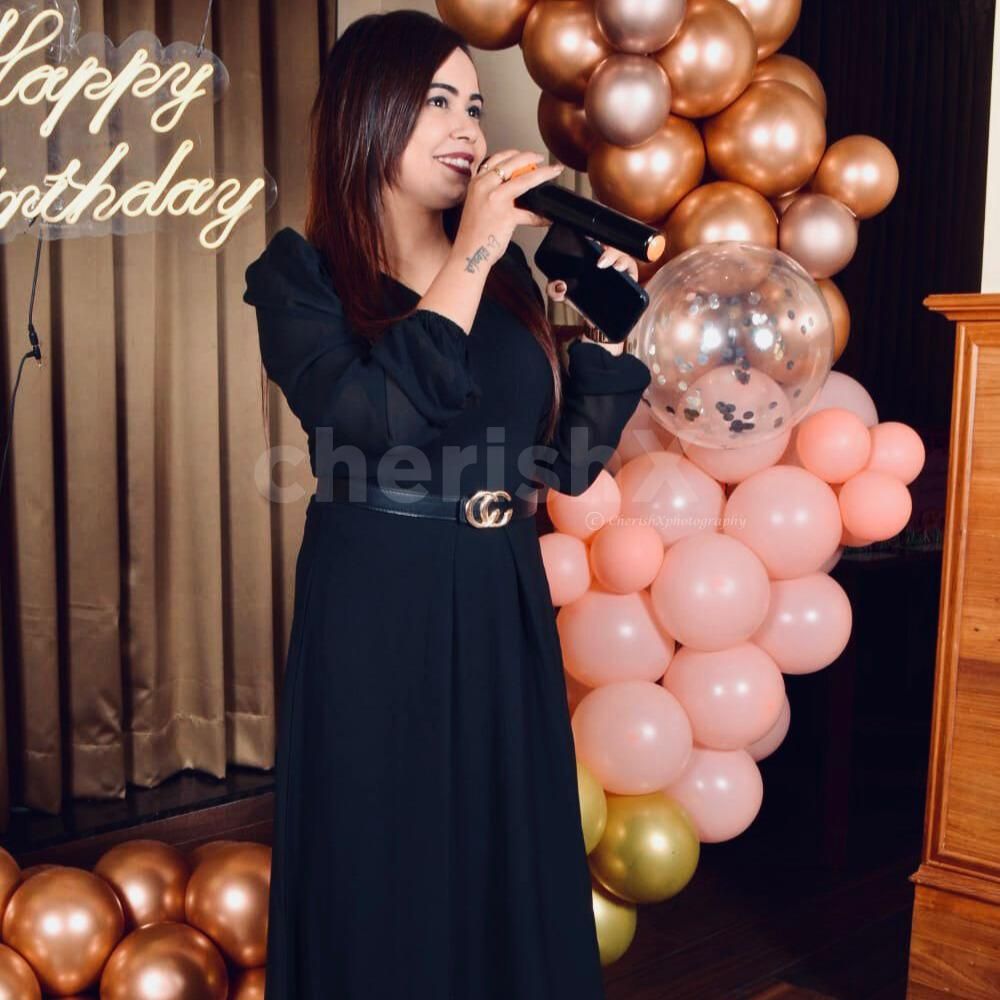 Vibrant Female Anchor For Party