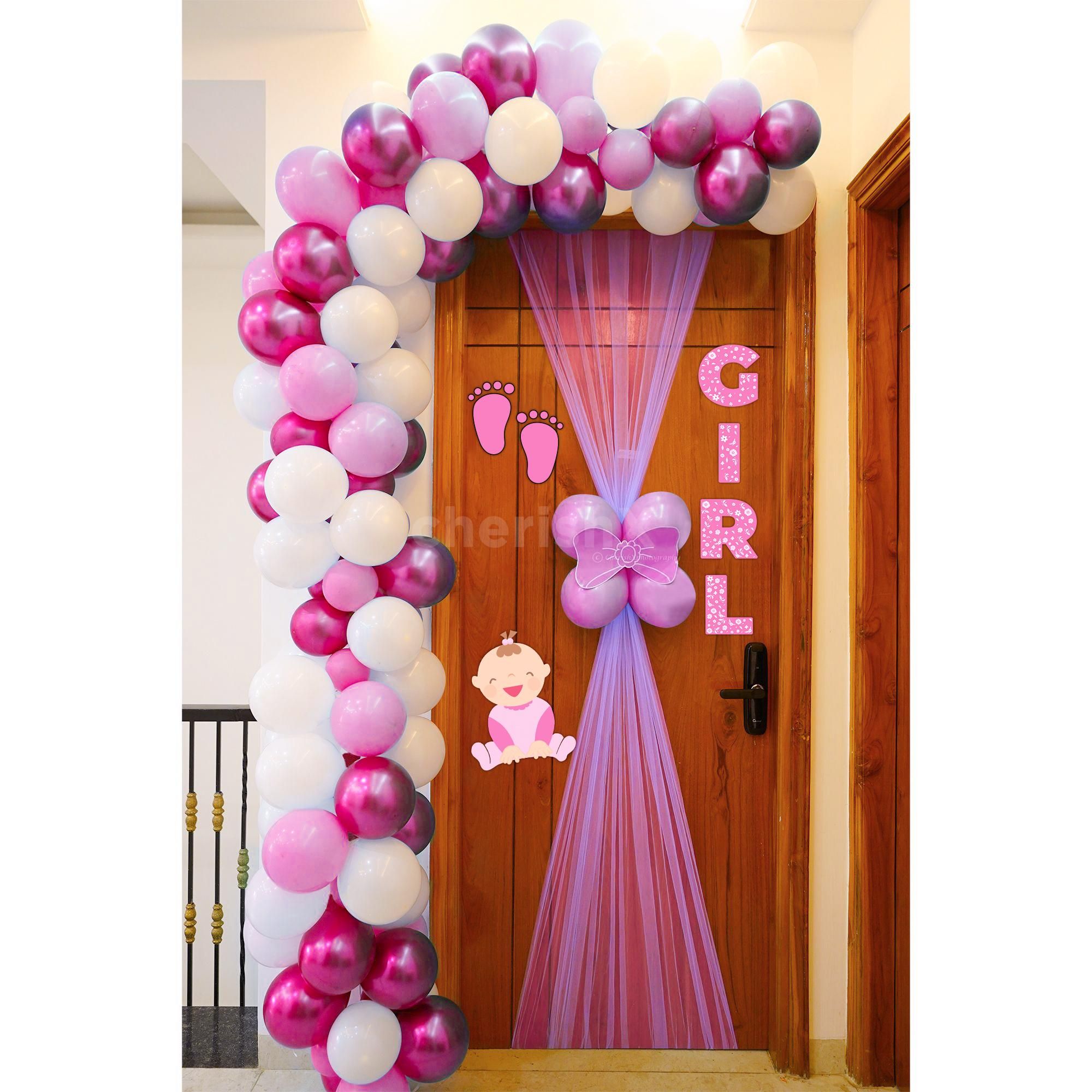 Welcome Baby Girl Decor