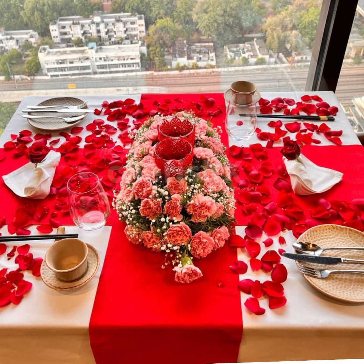 dining with a view, romantic date night in delhi