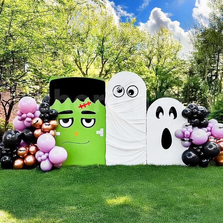 Add mummy, ghost, and zombie to your decorations.