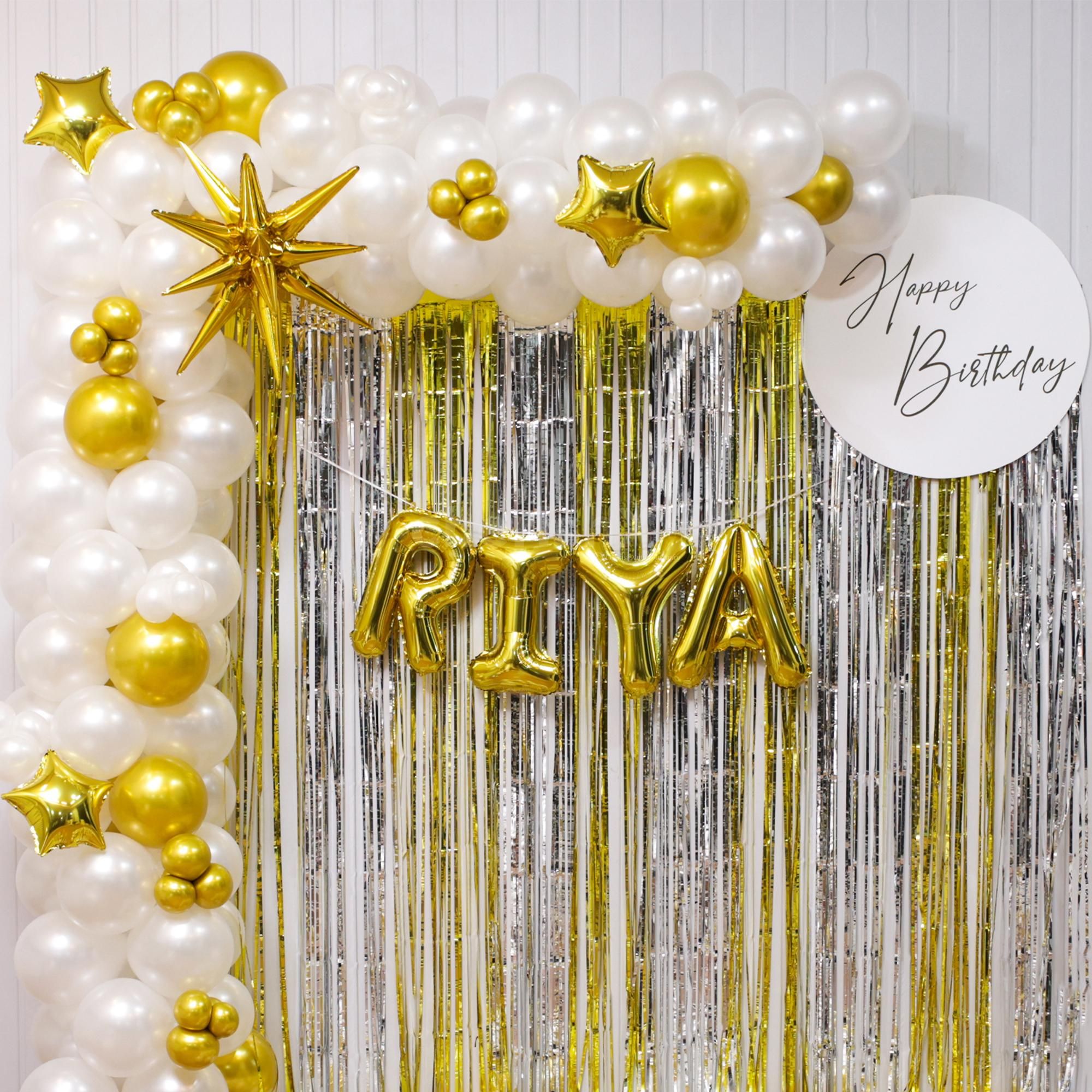 Birthday Party calls for celebration with beautiful backdrop