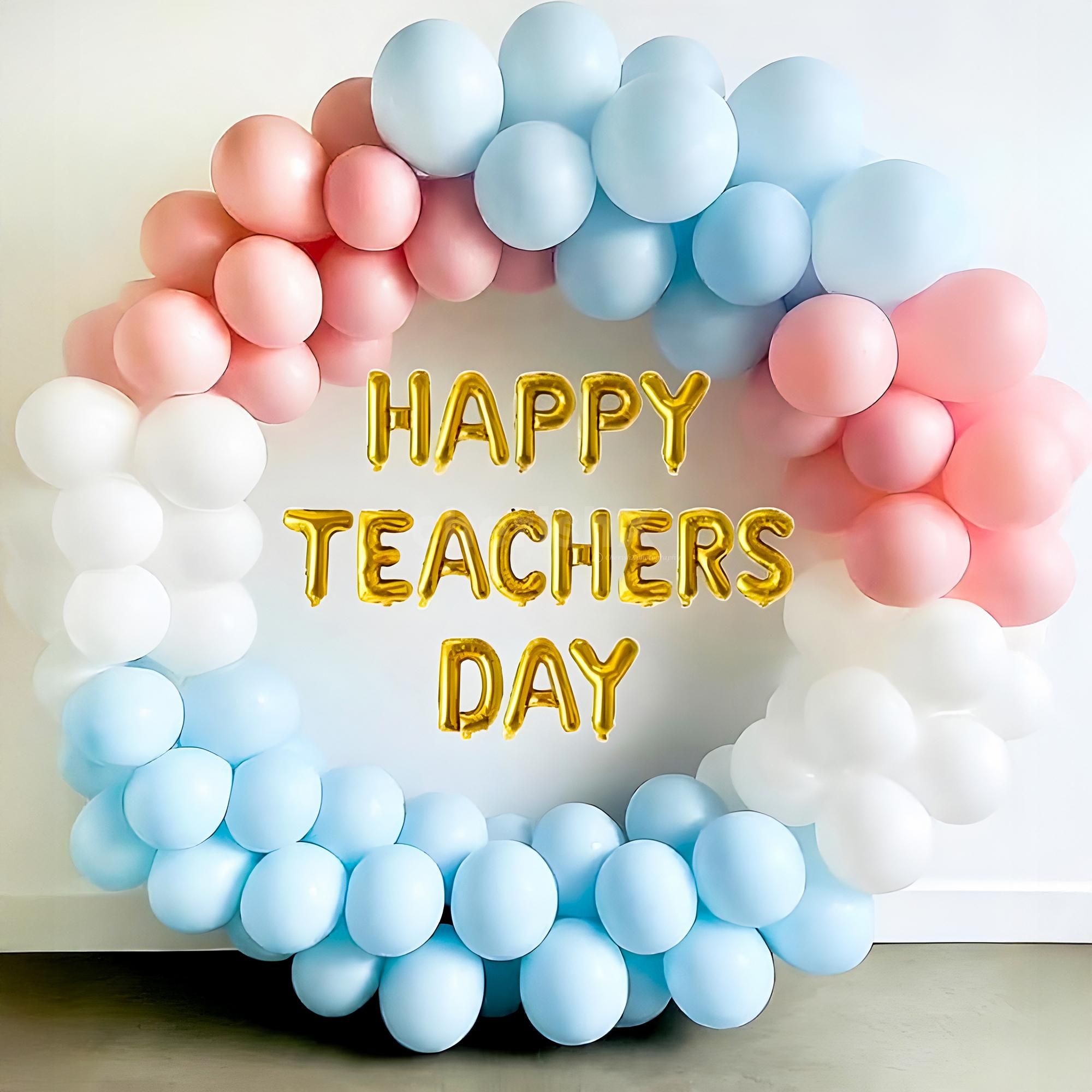 Soft pastel colours create a calm and joyful background for a perfect party