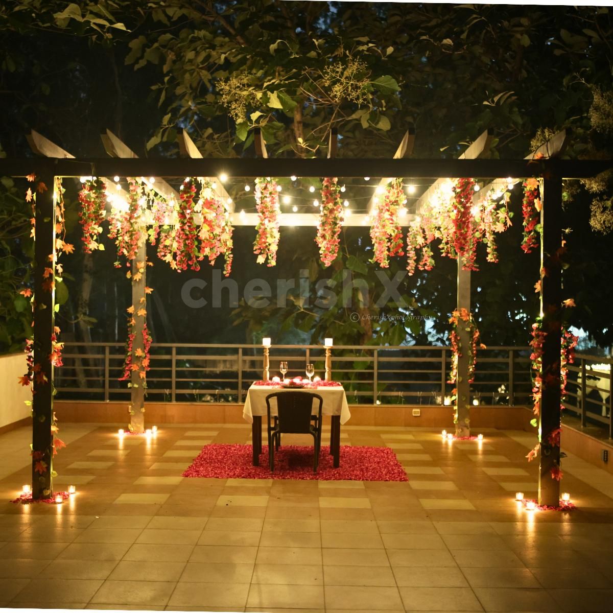 private romantic candlelight dining in delhi ncr