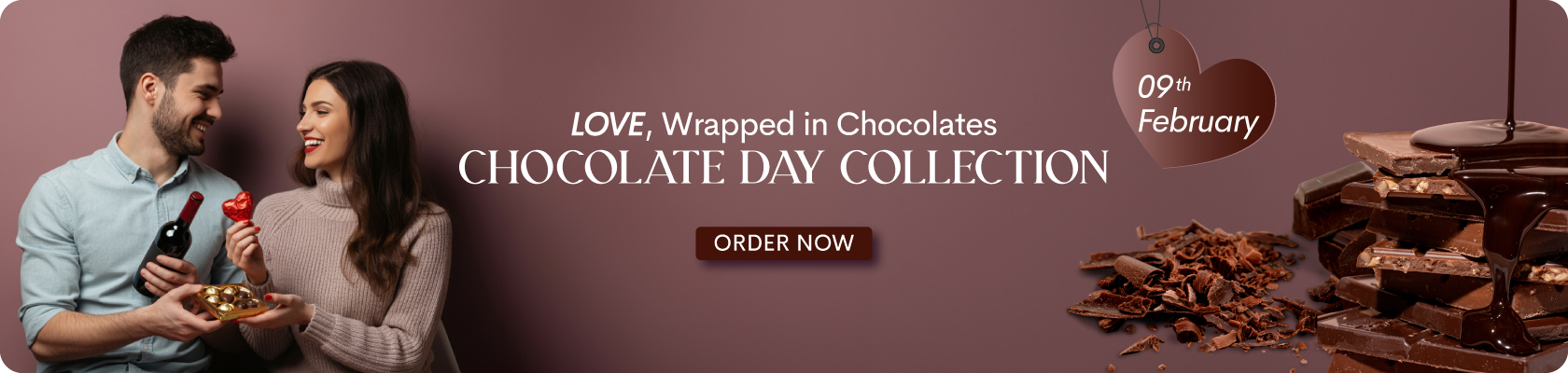 Order Online Chocolate Day Gifts and get them delivered to Delhi NCR. Choose from options like Chocolate Buckets, Balloon Bouquets, Chocolate Cards and more