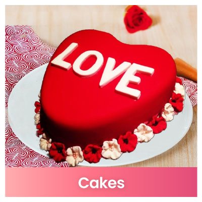 Savor the moments of love with MakeItSpecial's curated Valentine's Day Cakes